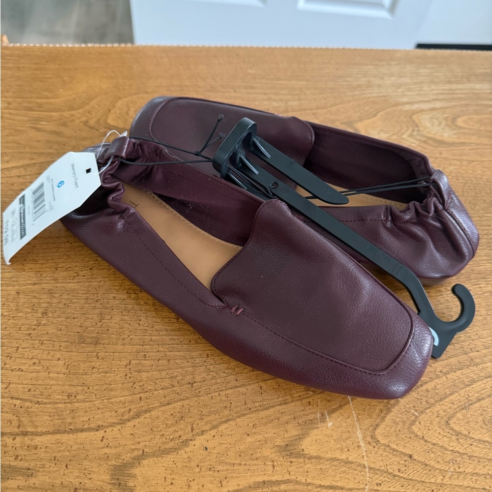 Burgundy Leather Loafers